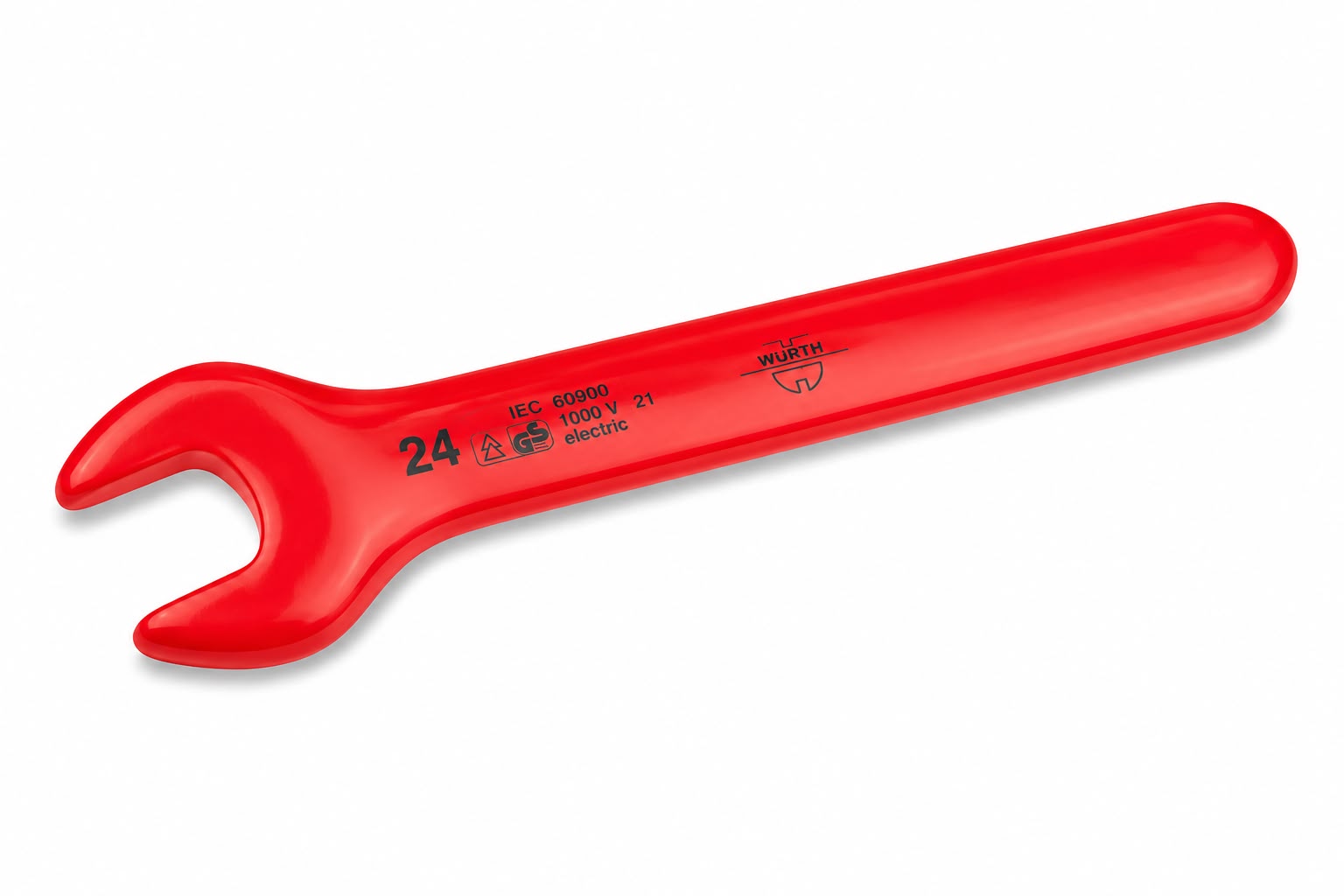 1000V Insulated Open-End Wrench 24mm – VDE Electrical Safety Spanner