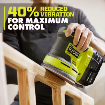 RYOBI 18V ONE+ Lithium-Ion Cordless 5-inch Random Orbit Sander (Tool-Only)