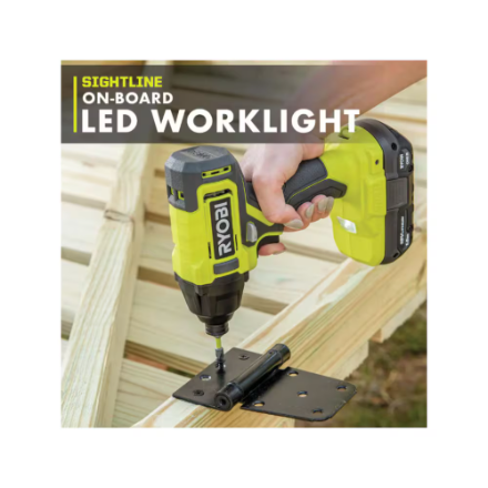 RYOBI 18V ONE+ Lithium-Ion Cordless 1/4-inch Impact Driver (Tool-Only)