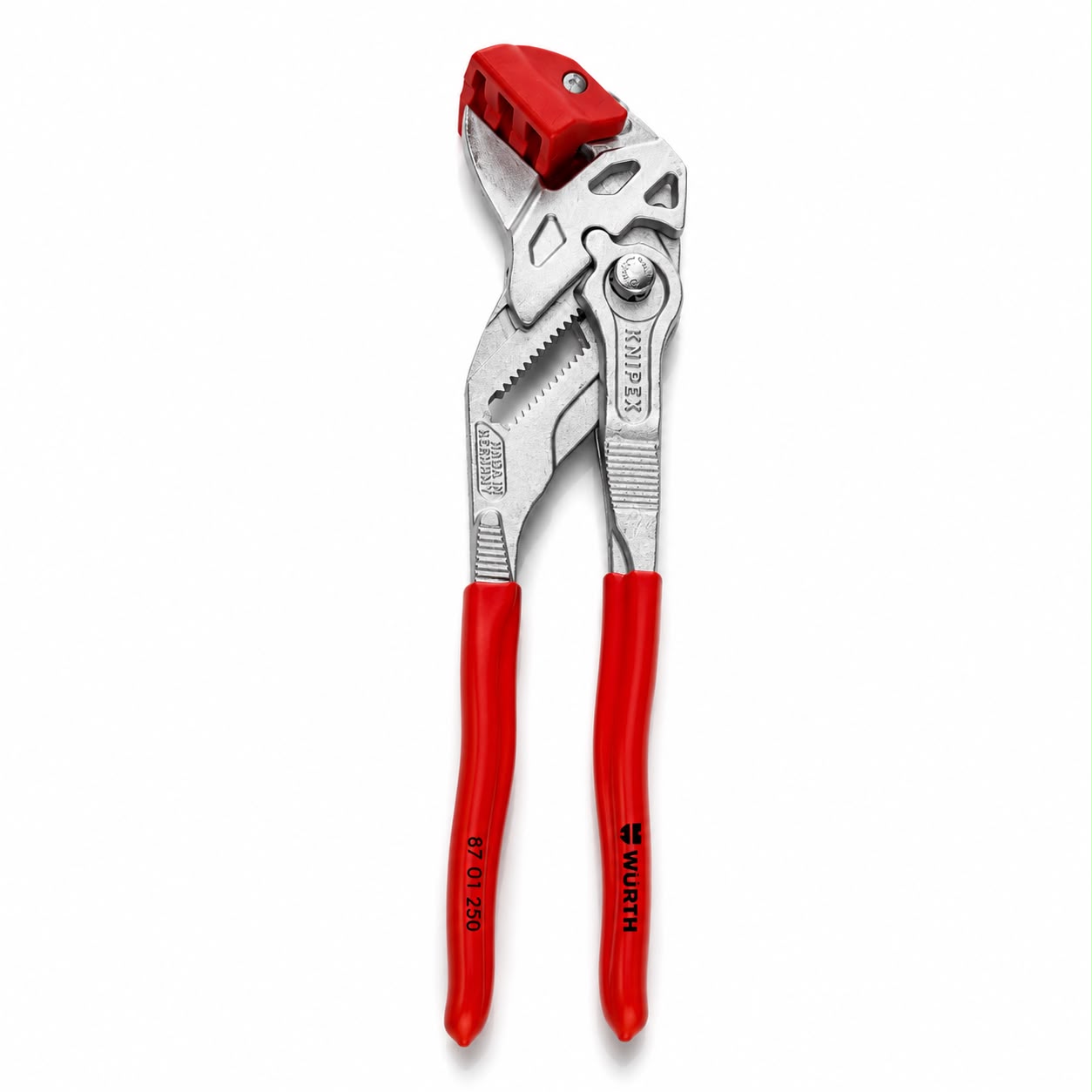 WÜRTH 10” Soft Jaw Water Pump Pliers – 250 mm | Non-Marring Adjustable Grip