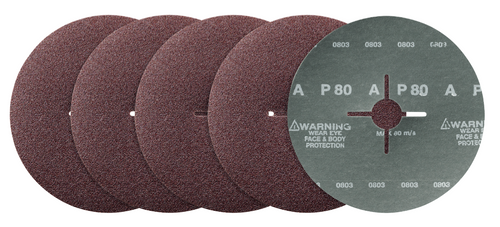 AWUKO Aluminum Oxide Fiber Disc – 180 mm (7") x 22.2 mm - 50 Grit