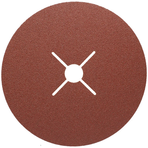 AWUKO Aluminum Oxide Fiber Disc – 180 mm (7") x 22.2 mm - 36 Grit
