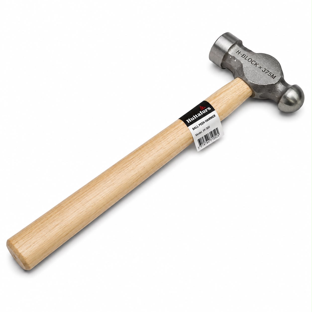 Hultafors Wooden Ball Peen Hammer – Professional Forged Steel Machinist Hammer 1 pc