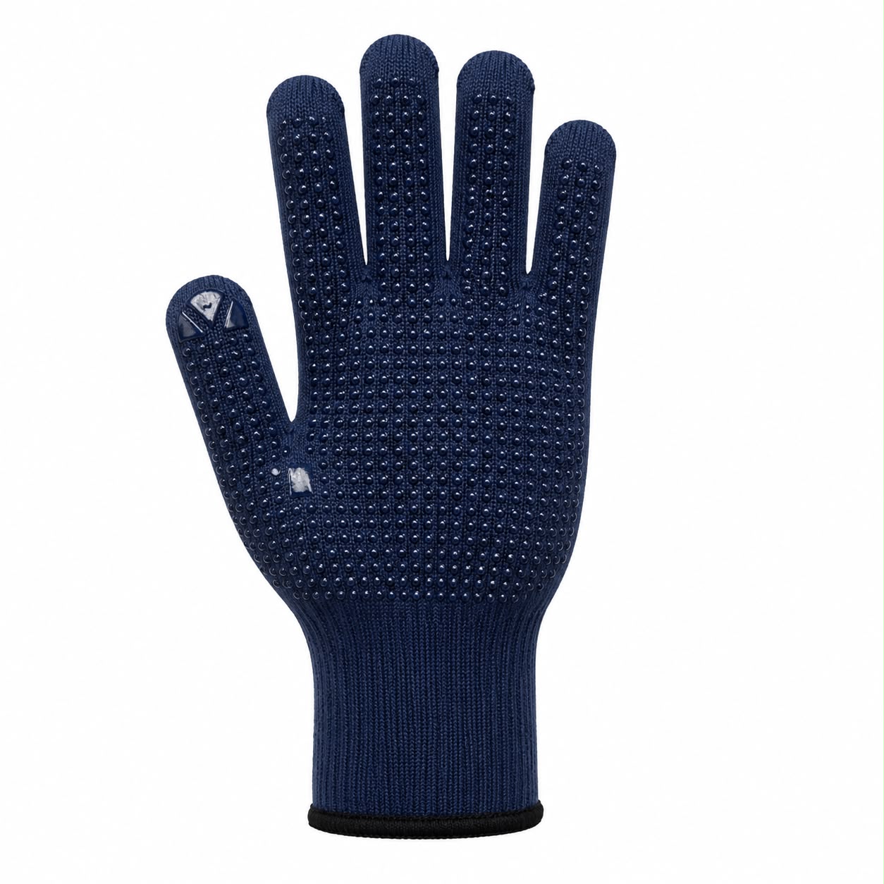 WÜRTH PVC Dot Grip Knit Work Gloves – Non-Slip Cotton Safety Gloves for Warehouse, Moving & General Handling 5 pcs