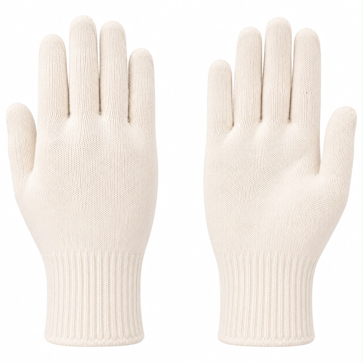 WÜRTH Premium White Cotton Inspection Gloves – Lightweight Knit Work Gloves for General Handling & Assembly 10 pcs