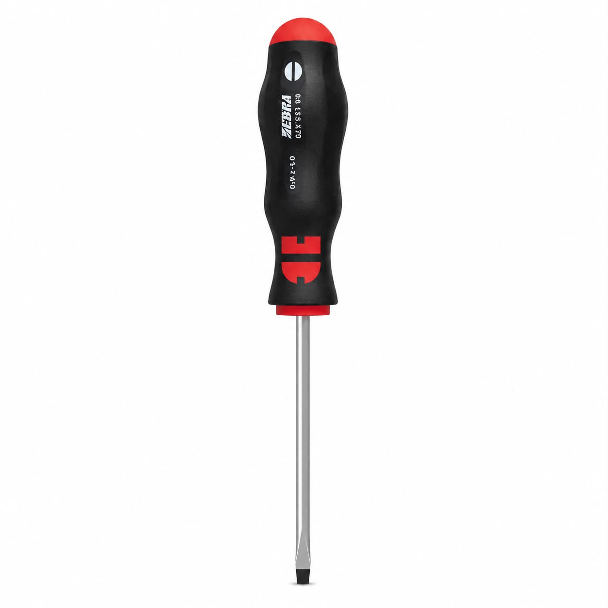Professional Slotted Screwdriver 0.8 × 4.0 × 100mm – Ergonomic Flathead Screwdriver 1 pcs
