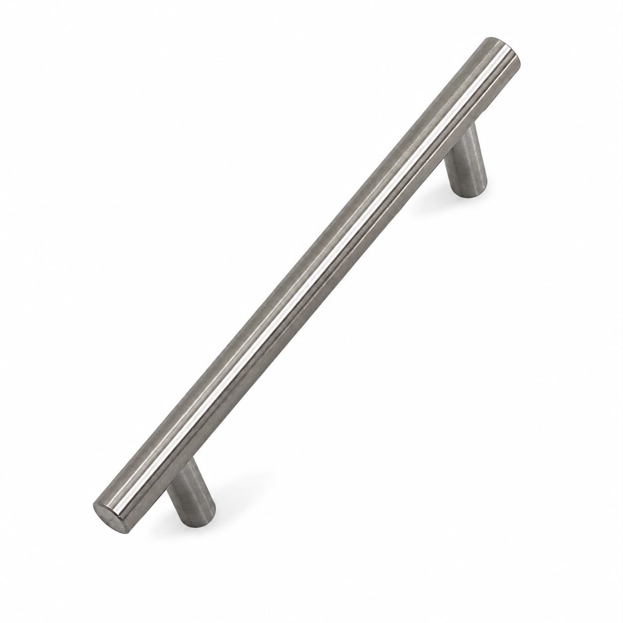 Stainless Steel T-Bar Cabinet Handle – Modern Brushed Finish for Kitchen & Bathroom Cabinets 2 pcs