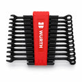WÜRTH 12-Piece Combination Wrench Set – Metric Open & Box End Spanner Set with Storage Rack 1 set