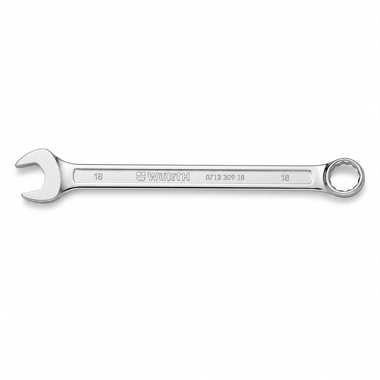WÜRTH 18mm Combination Wrench – Chrome Metric Open & Box End Spanner 10 pcs