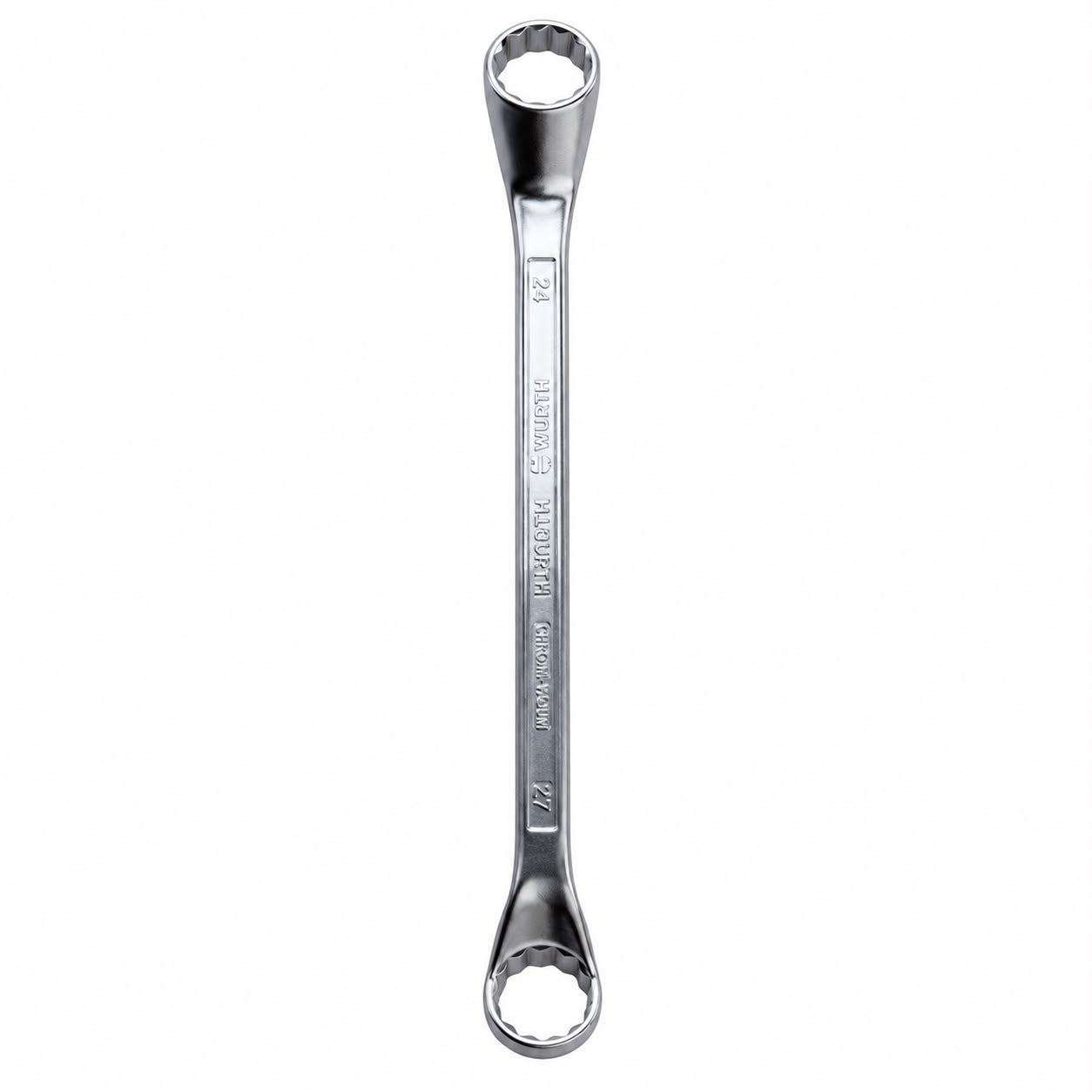 Würth 24 × 27 mm Double Box-End Wrench – Professional Chrome Vanadium Ring Spanner. 1 pcs