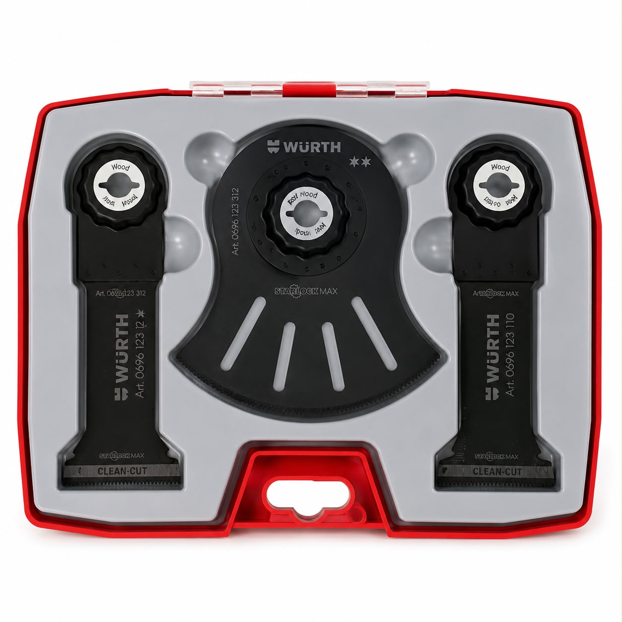 Würth Starlock MAX Multi-Tool Blade Kit – Carbide & Bi-Metal Oscillating Blades 1 pcs