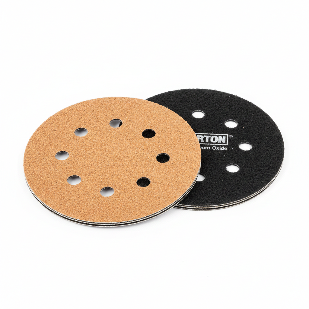 NORTON Aluminum Oxide Velcro Sanding Disc 8 Holes – 6 inch