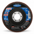 OSBORN Ceramic Flap Disc – 115 mm (4-1/2") x 22.2 mm - 120 Grit