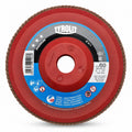 TYROLIT Zirconium Flap Disc – 150 mm (6") x 22.2 mm - 60 Grit